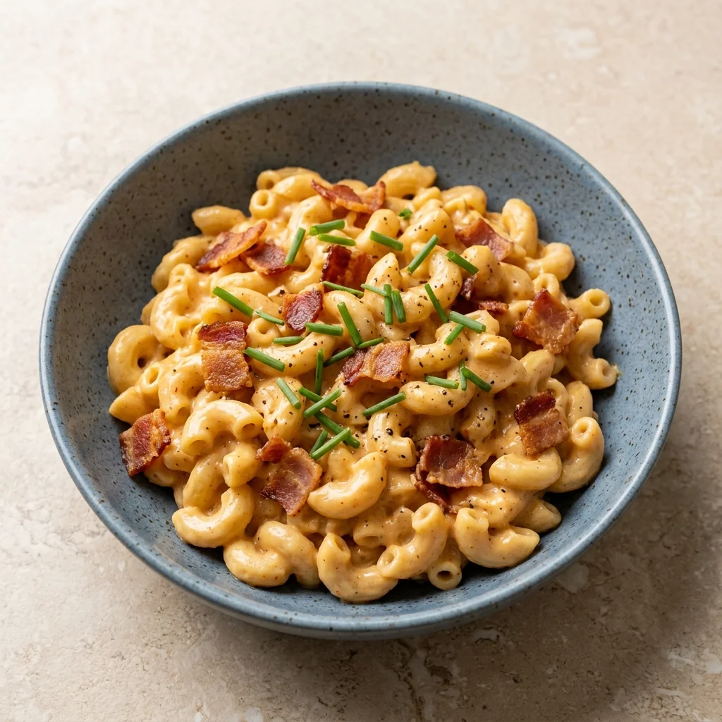 Dairy Free Bacon Mac and Cheese