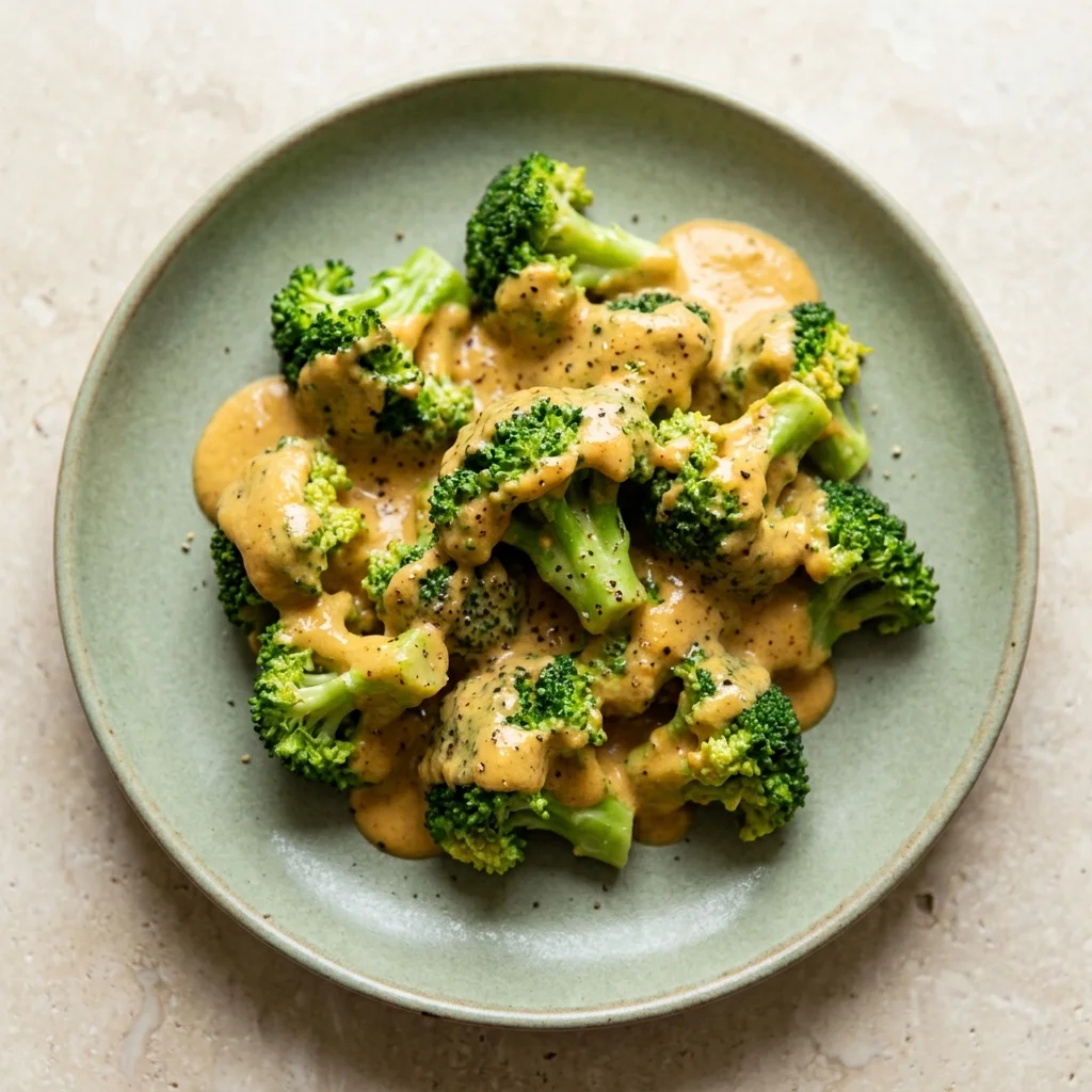 Dairy Free Cheesy Broccoli