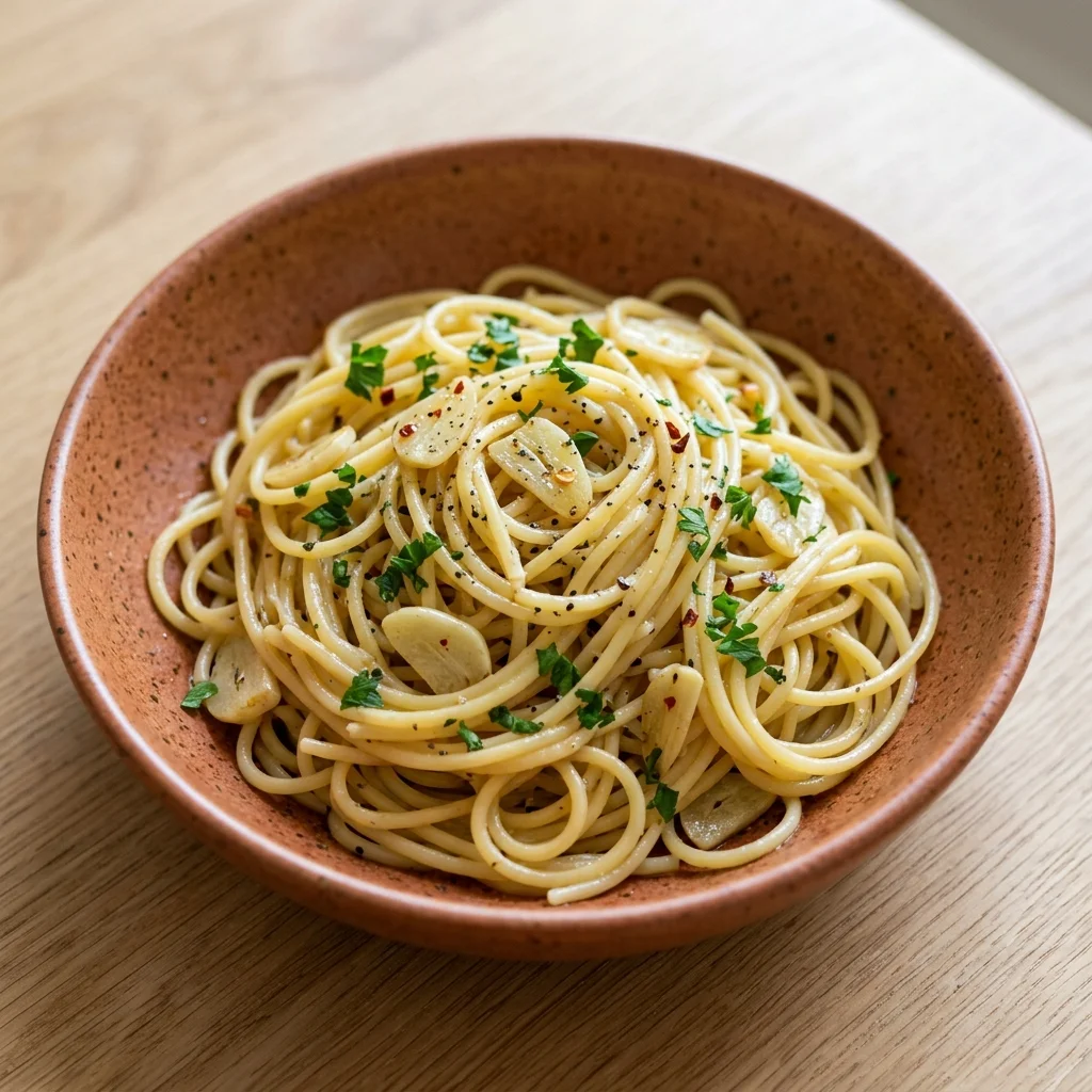Dairy Free Garlic Butter Pasta
