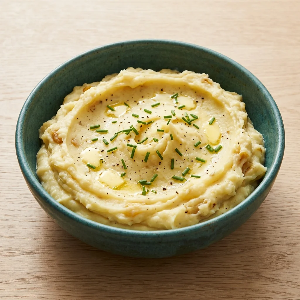 Dairy Free Roasted Garlic Mashed Potatoes