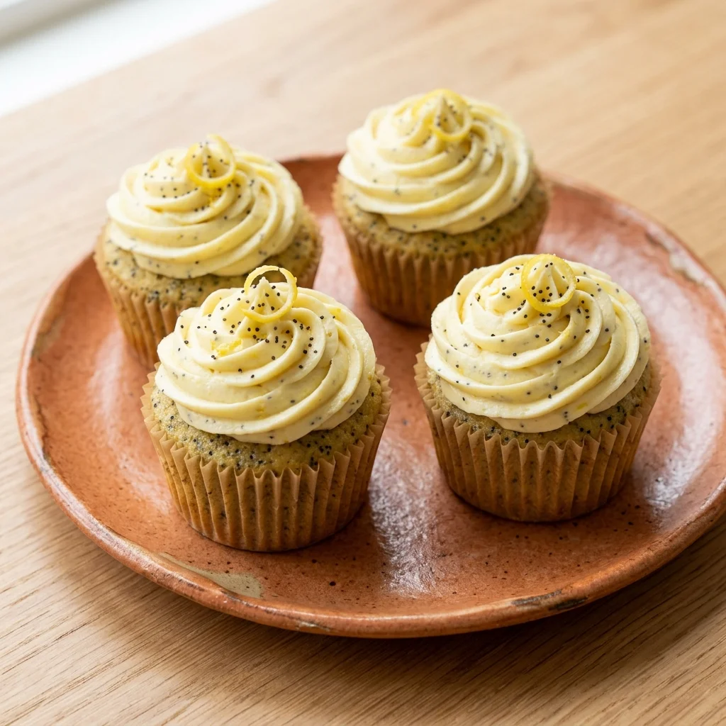 Lemon Poppy Seed Cupcakes