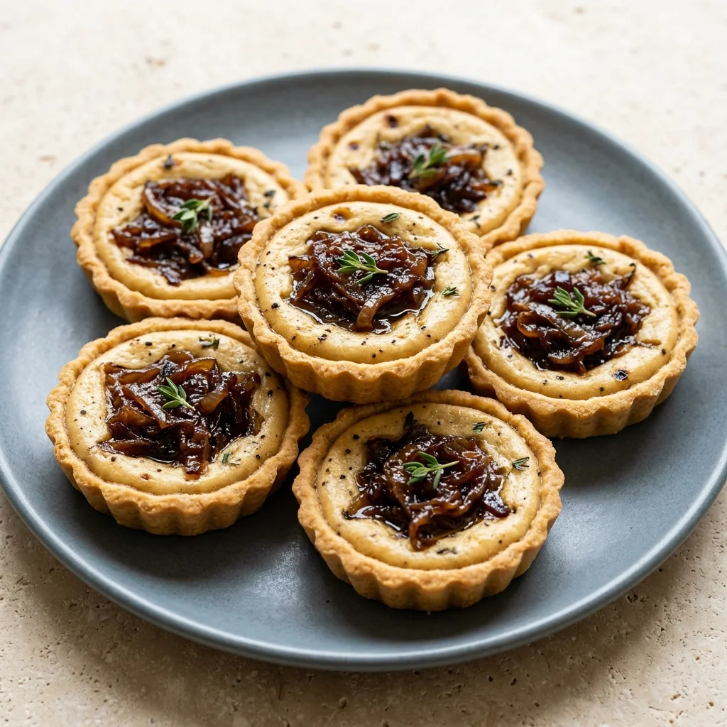 Vegan Caramelized Onion Tartlets