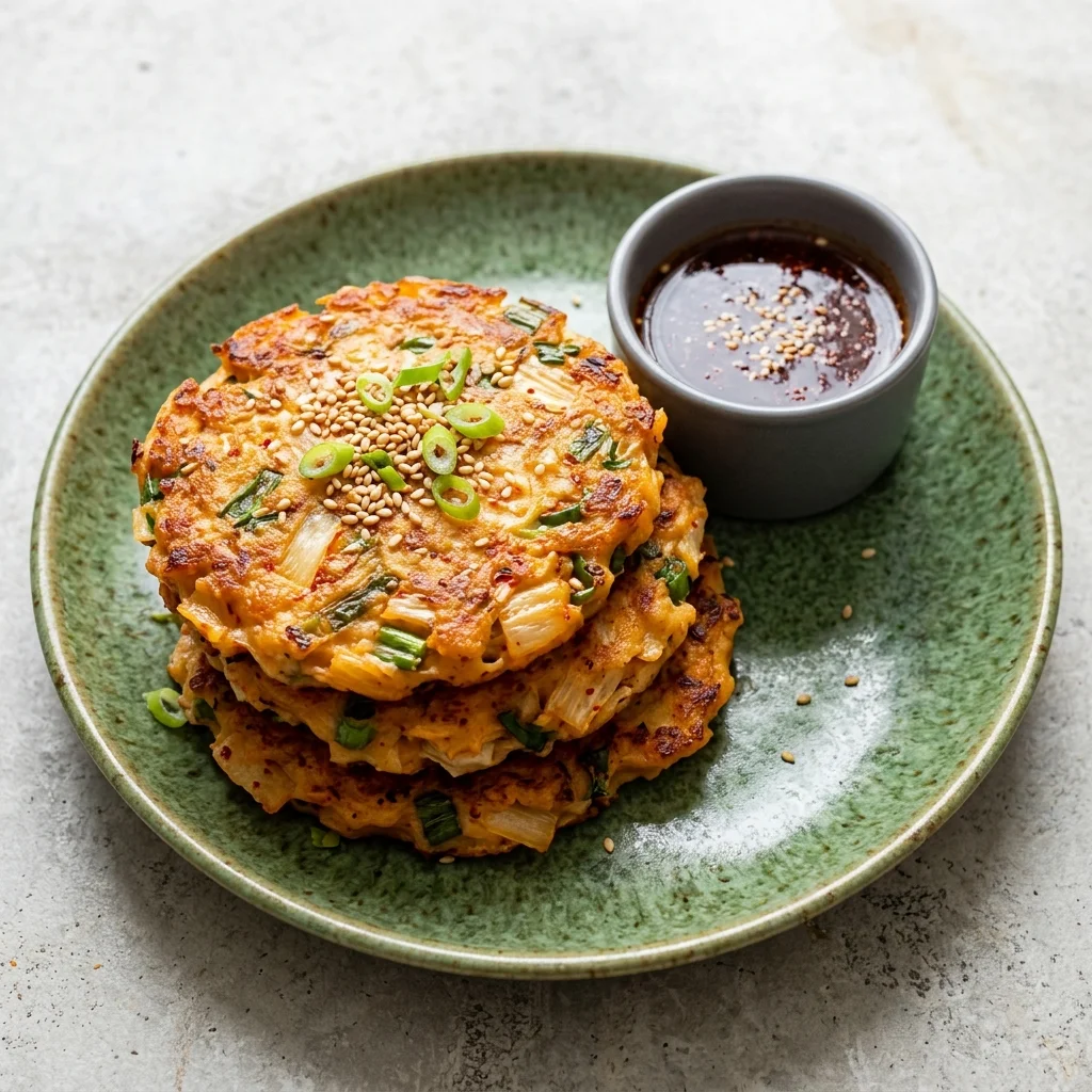 Vegan Kimchi Pancakes