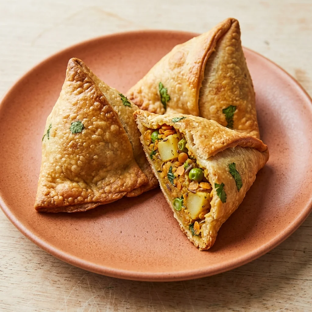 Vegan Lentil Samosas