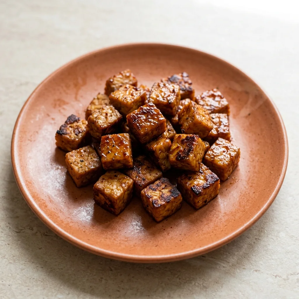 Vegan Tempeh Bacon Bites