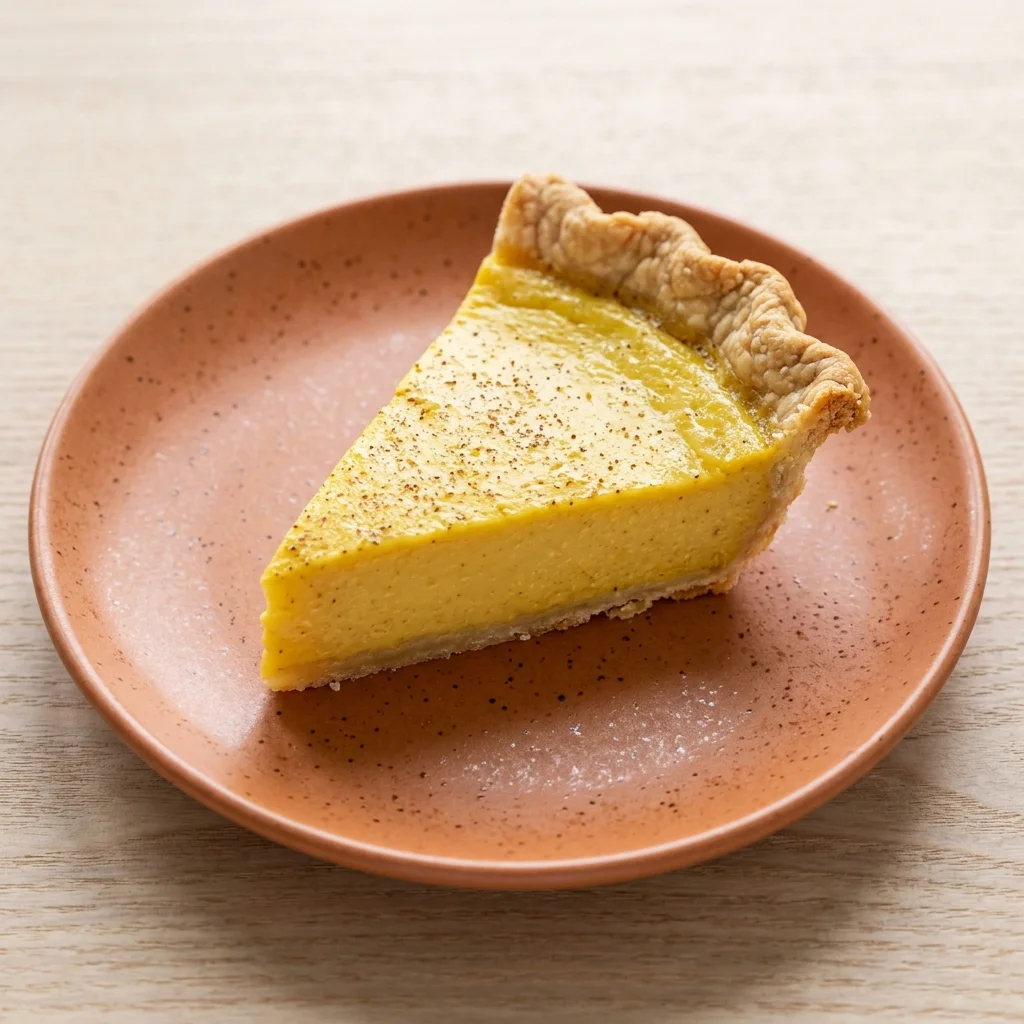 Vegan Coconut Custard Pie