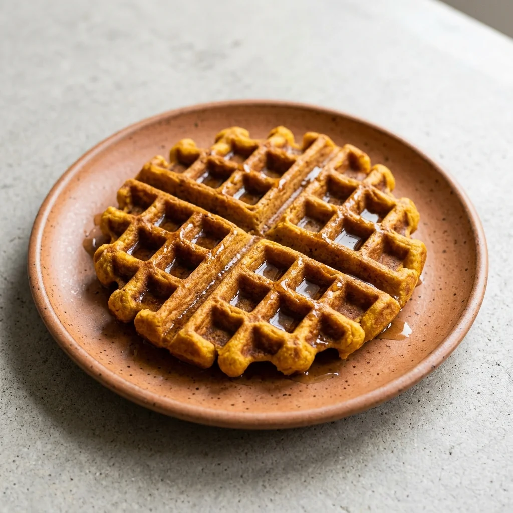 Vegan Pumpkin Waffles