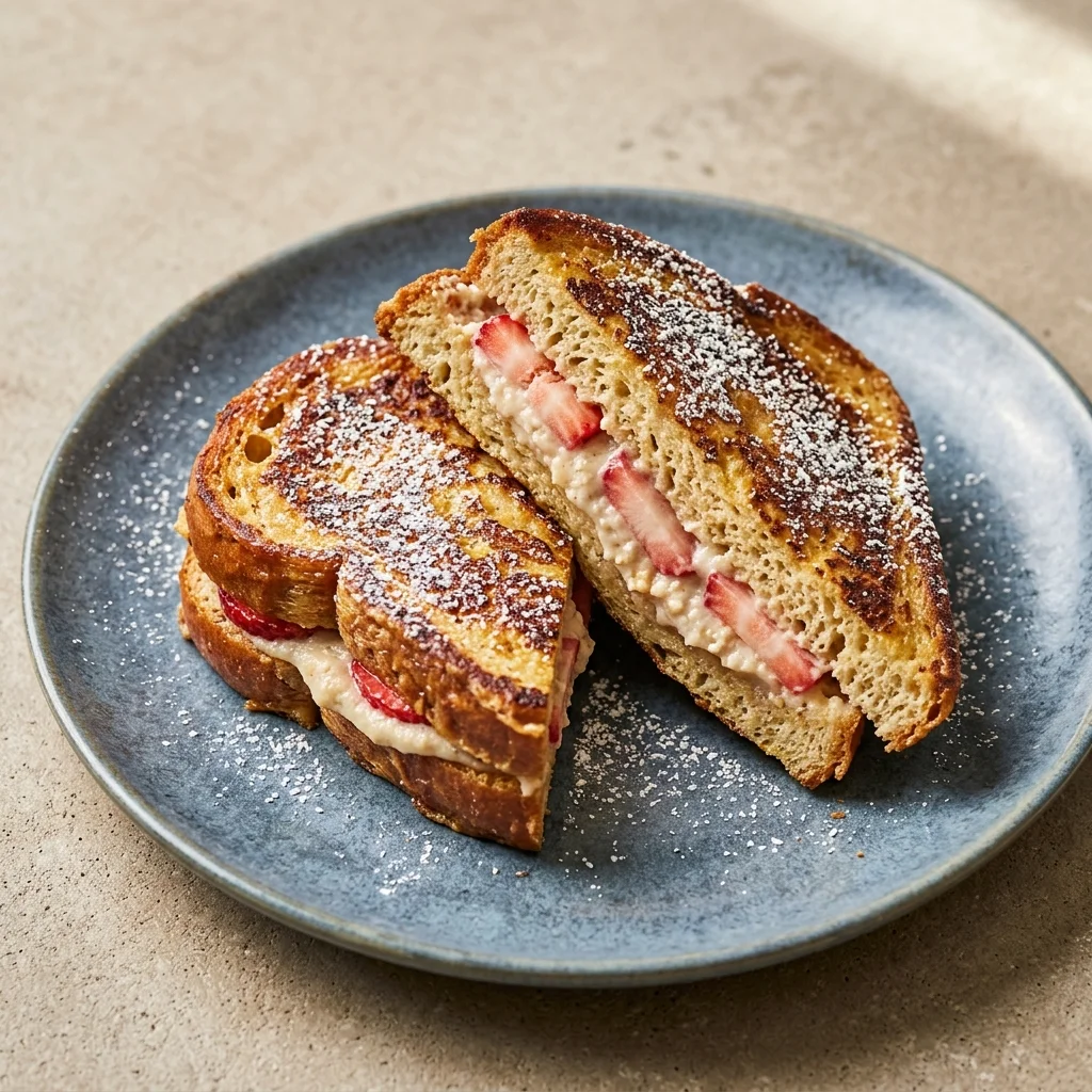 Vegan Stuffed French Toast