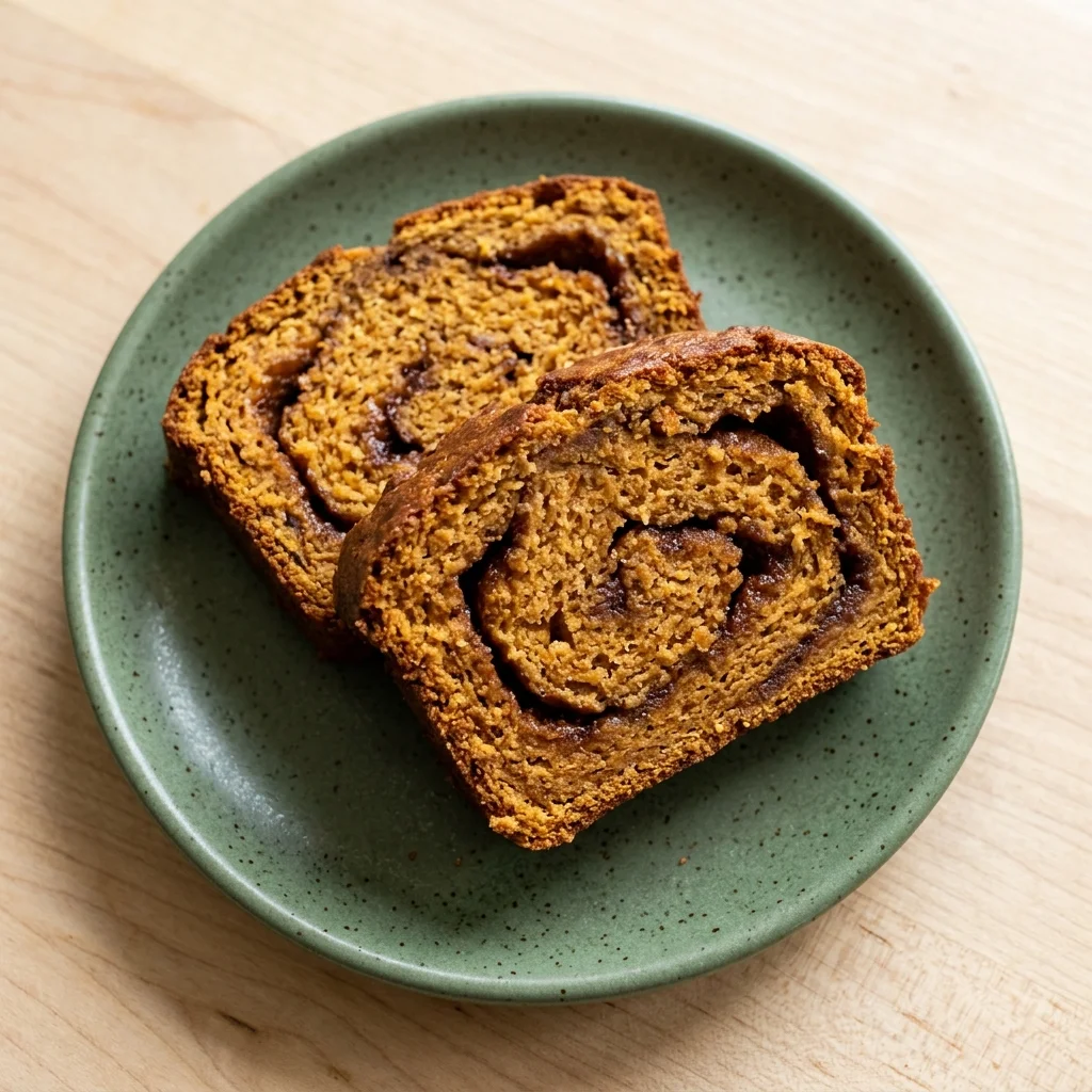 Vegan Sweet Potato Bread with Cinnamon Swirl