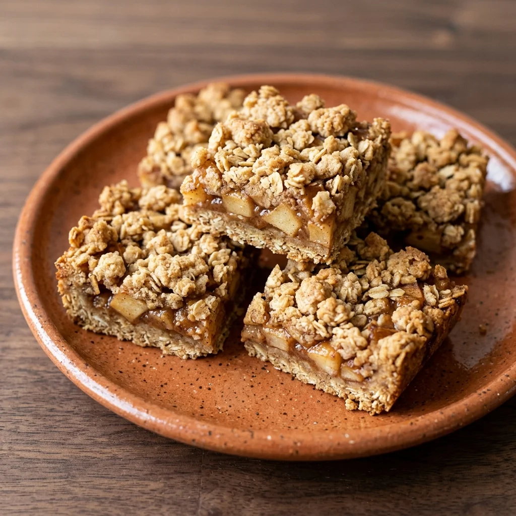 Vegan Apple Crumble Bars