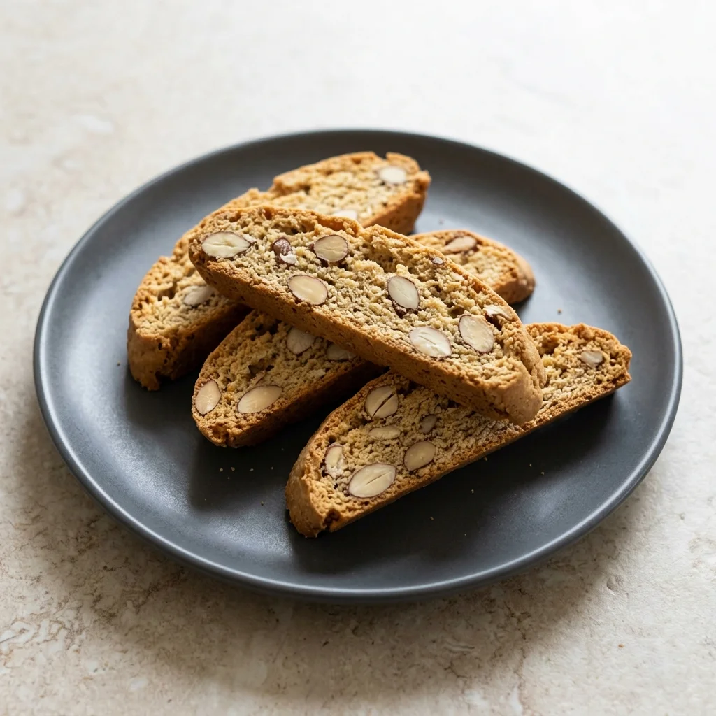 Vegan Almond Biscotti