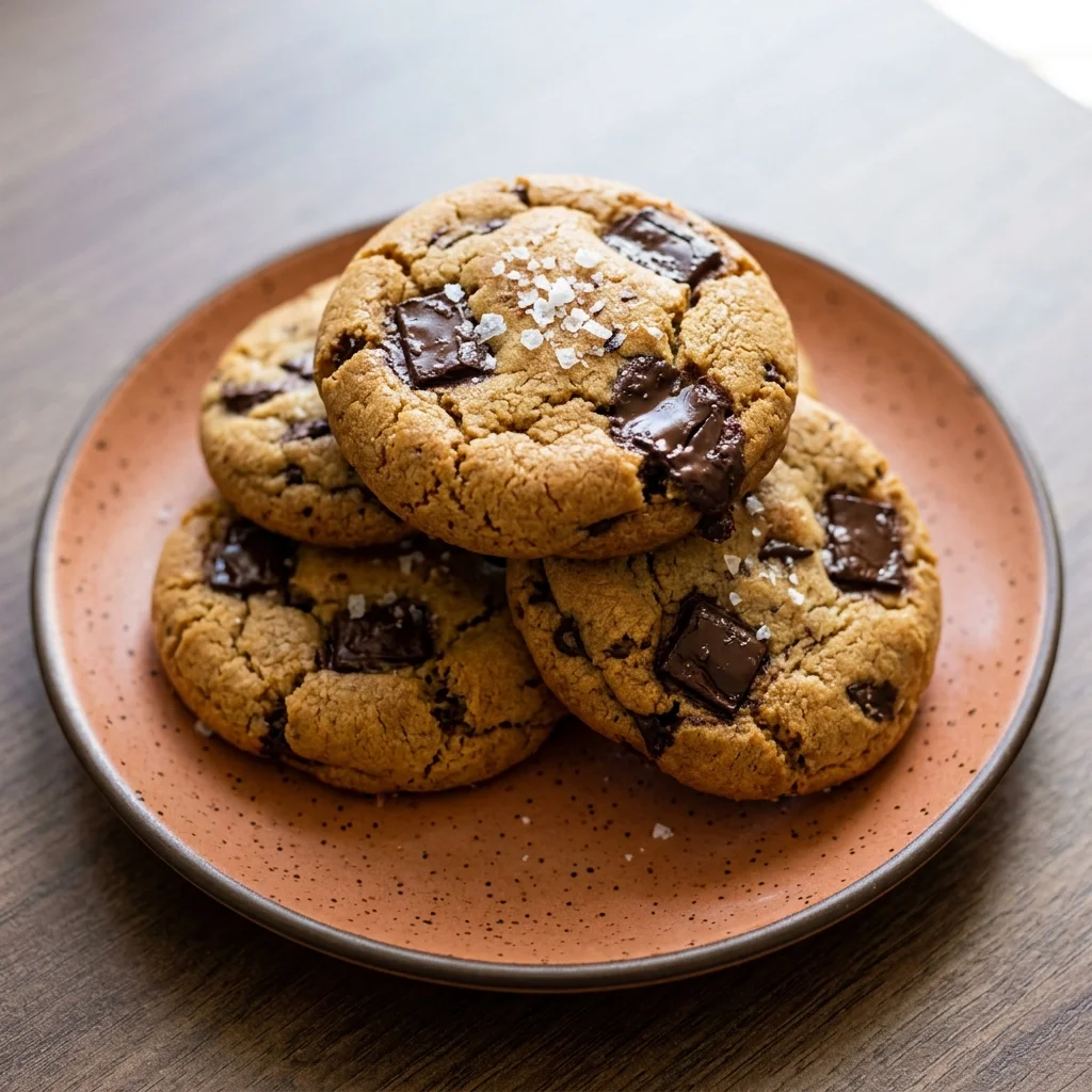 Vegan Chocolate Chunk Cookies