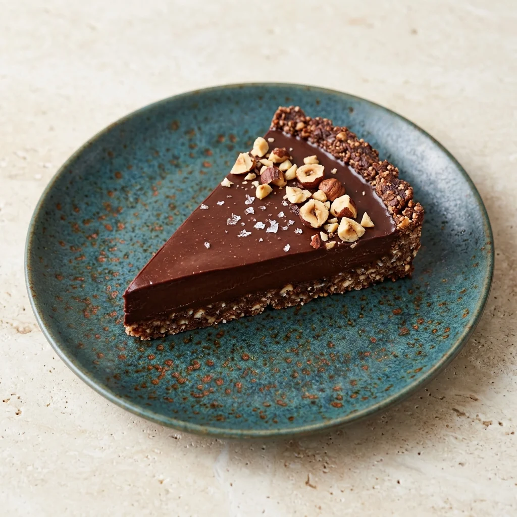 Vegan Chocolate Hazelnut Tart