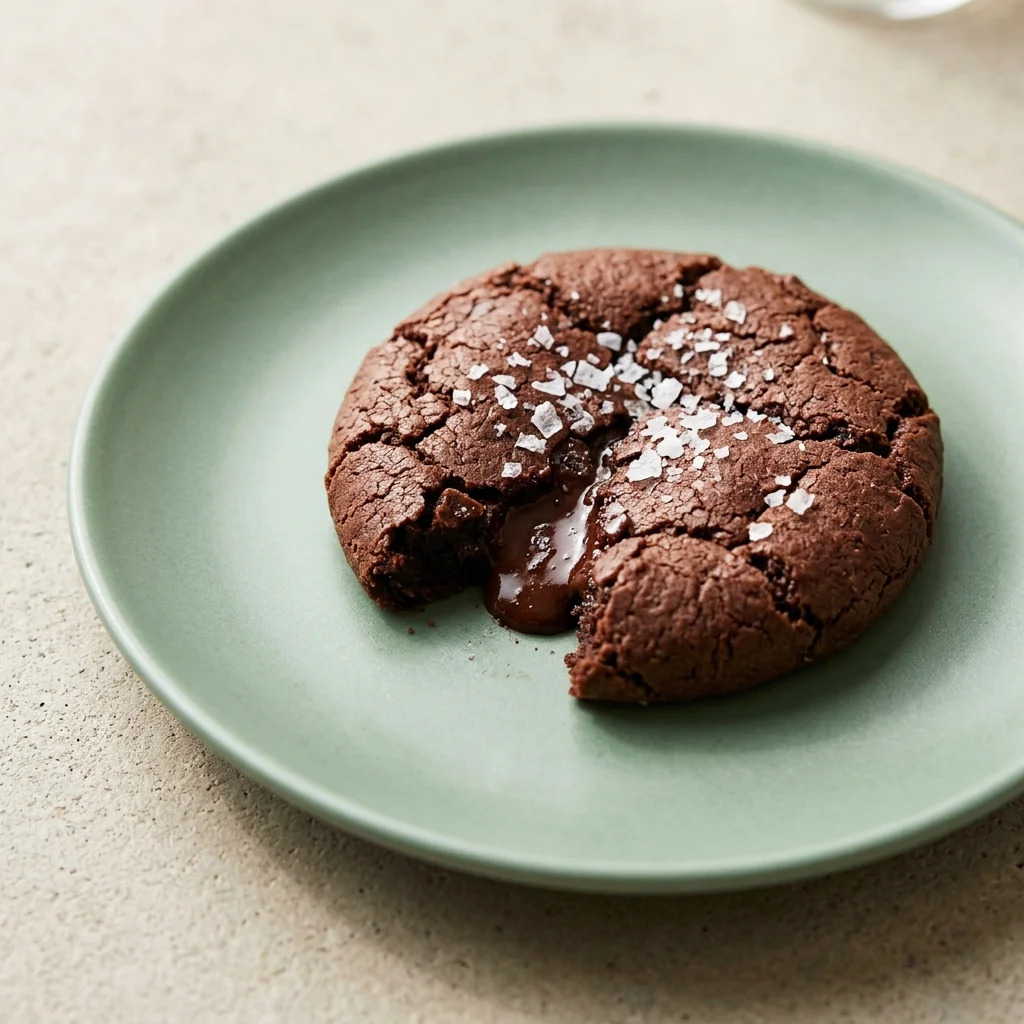 Vegan Chocolate Lava Cookies