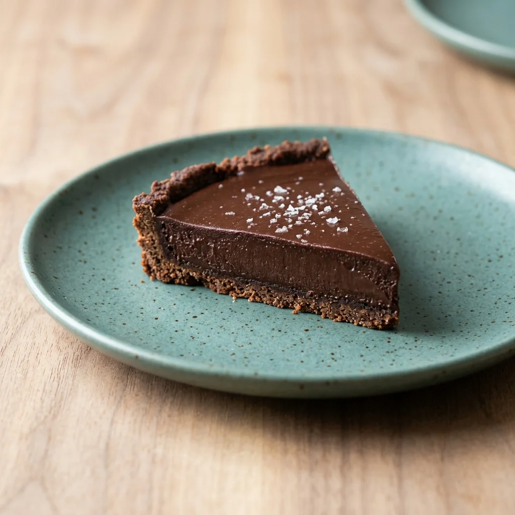Vegan Dark Chocolate Tart
