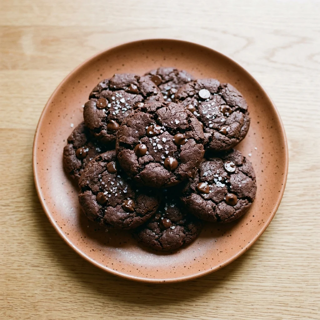 Vegan Double Chocolate Cookies
