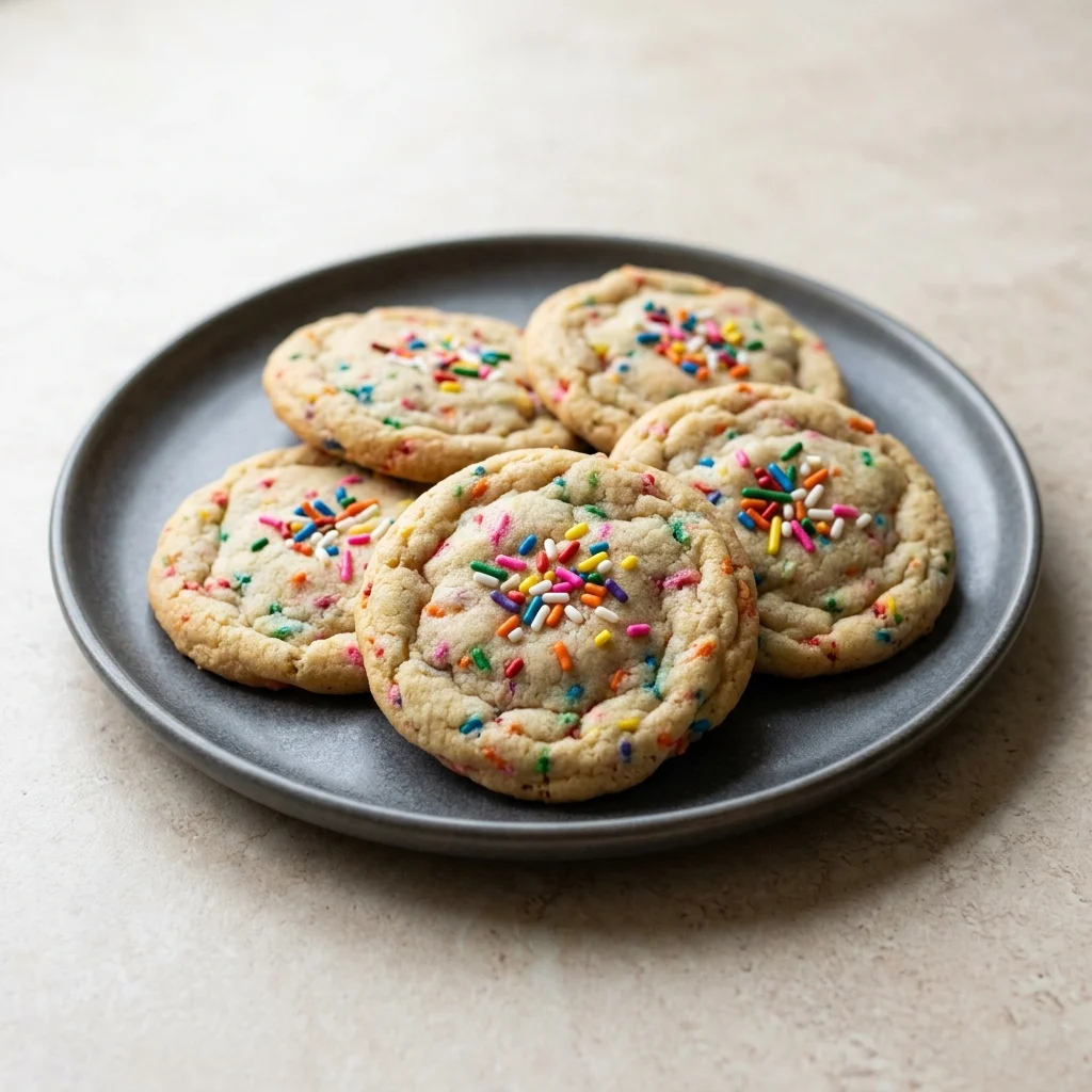 Vegan Funfetti Cookies
