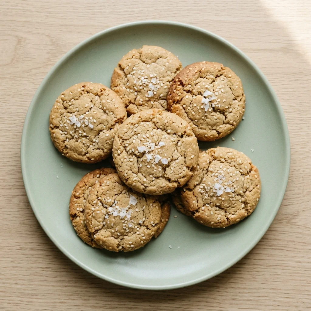 Vegan Tahini Halva Cookies