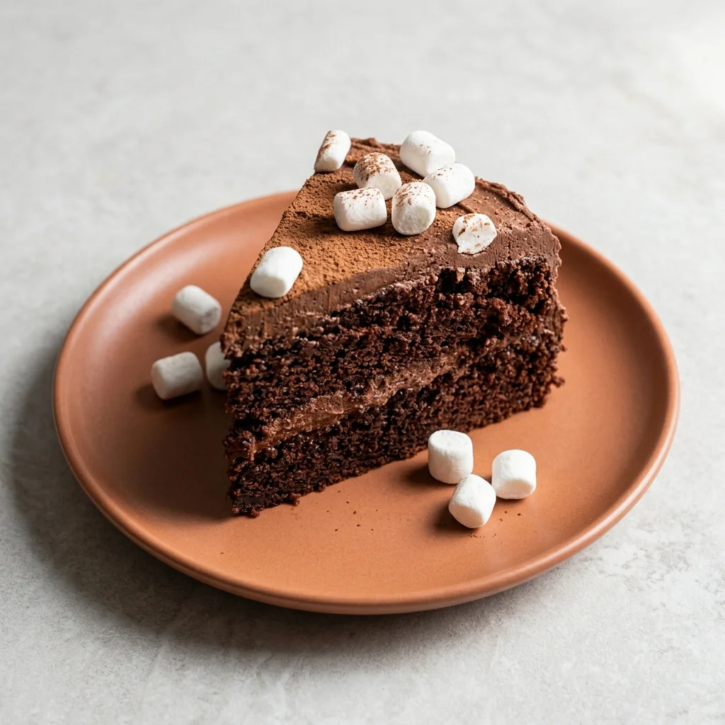 Vegan Hot Cocoa Cake