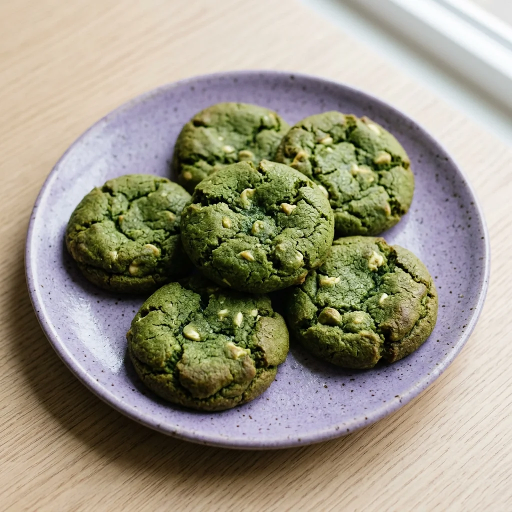 Vegan Matcha Cookies