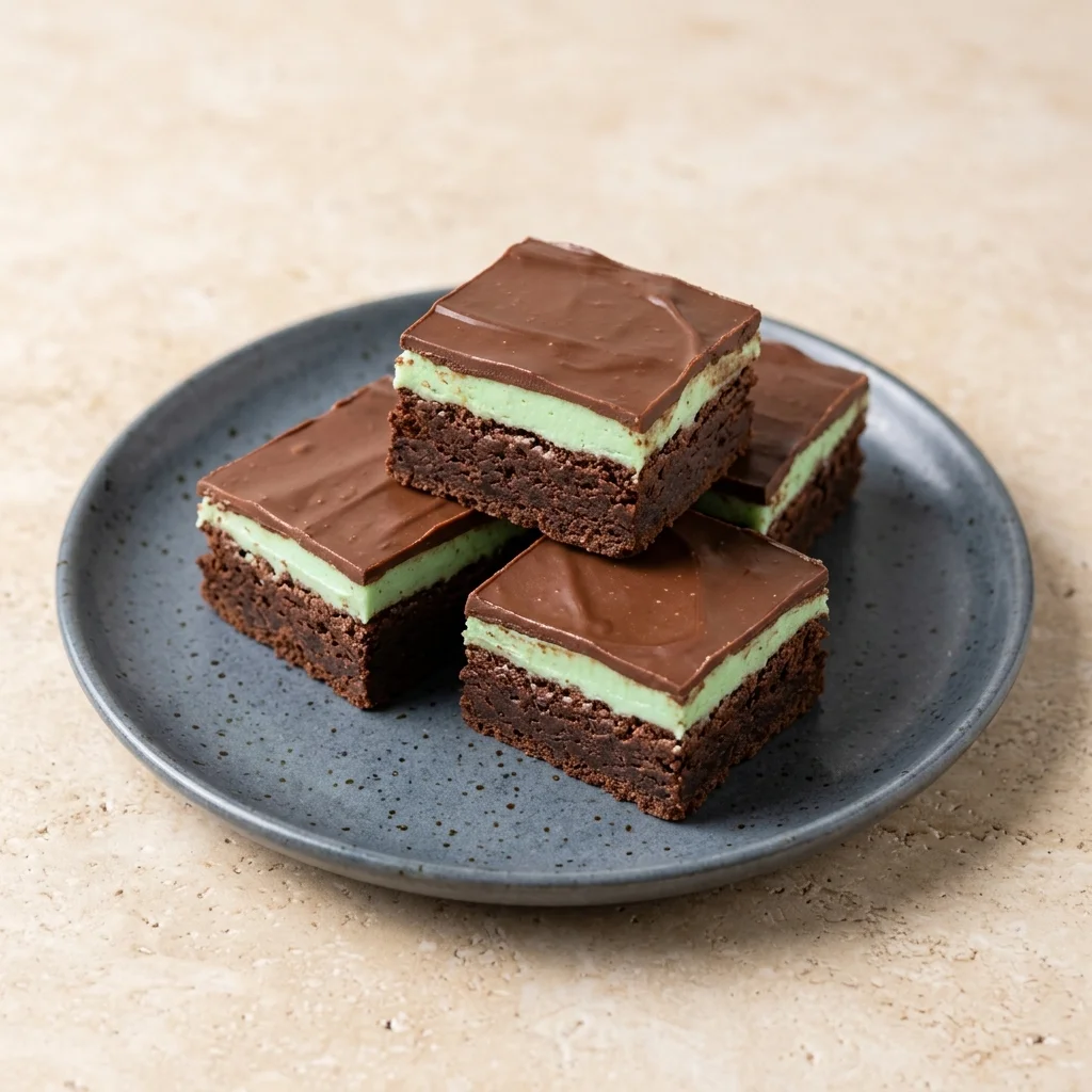 Vegan Mint Chocolate Brownies
