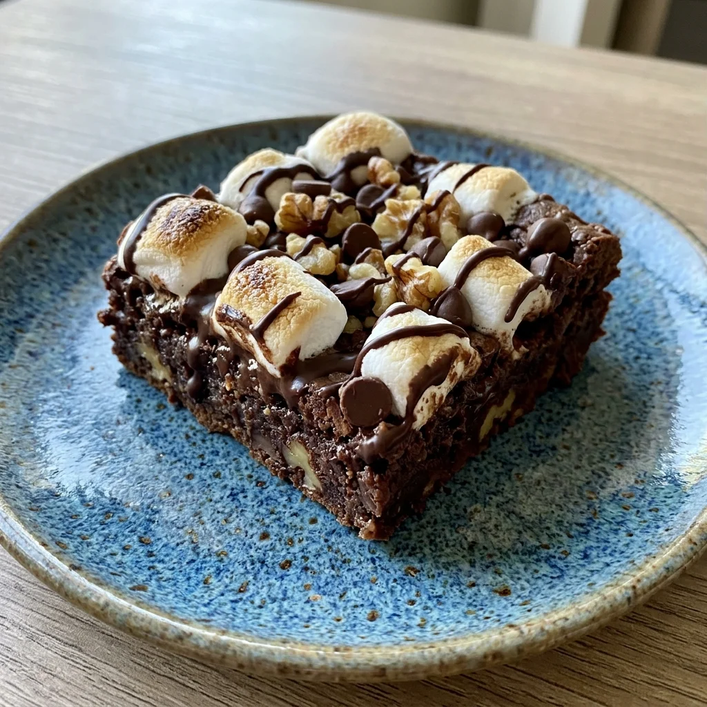 Vegan Rocky Road Brownies