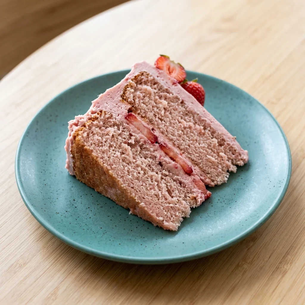 Vegan Strawberry Layer Cake