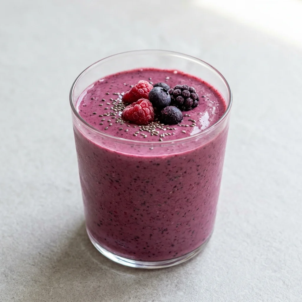 Vegan Mixed Berry Smoothie