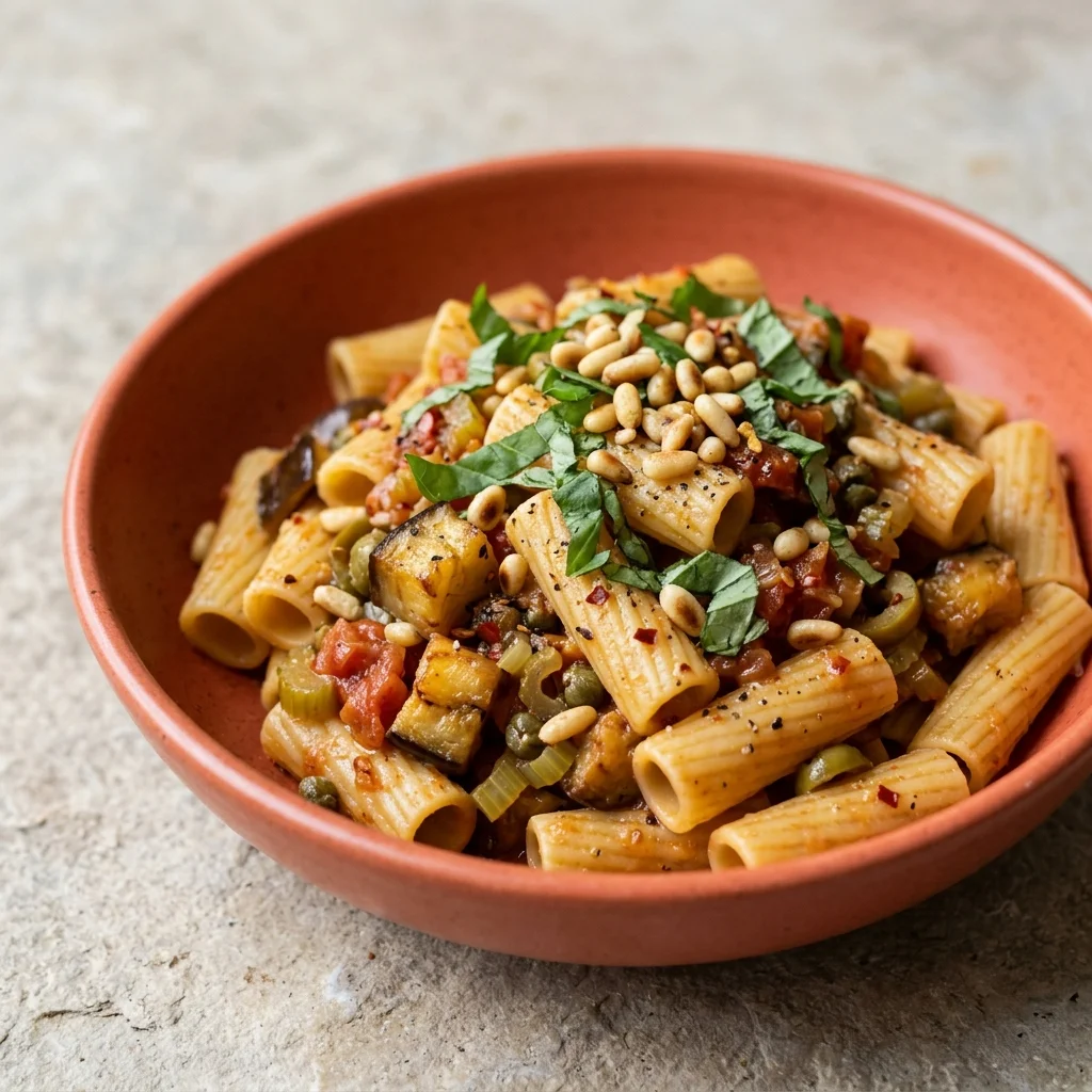 Vegan Caponata Pasta