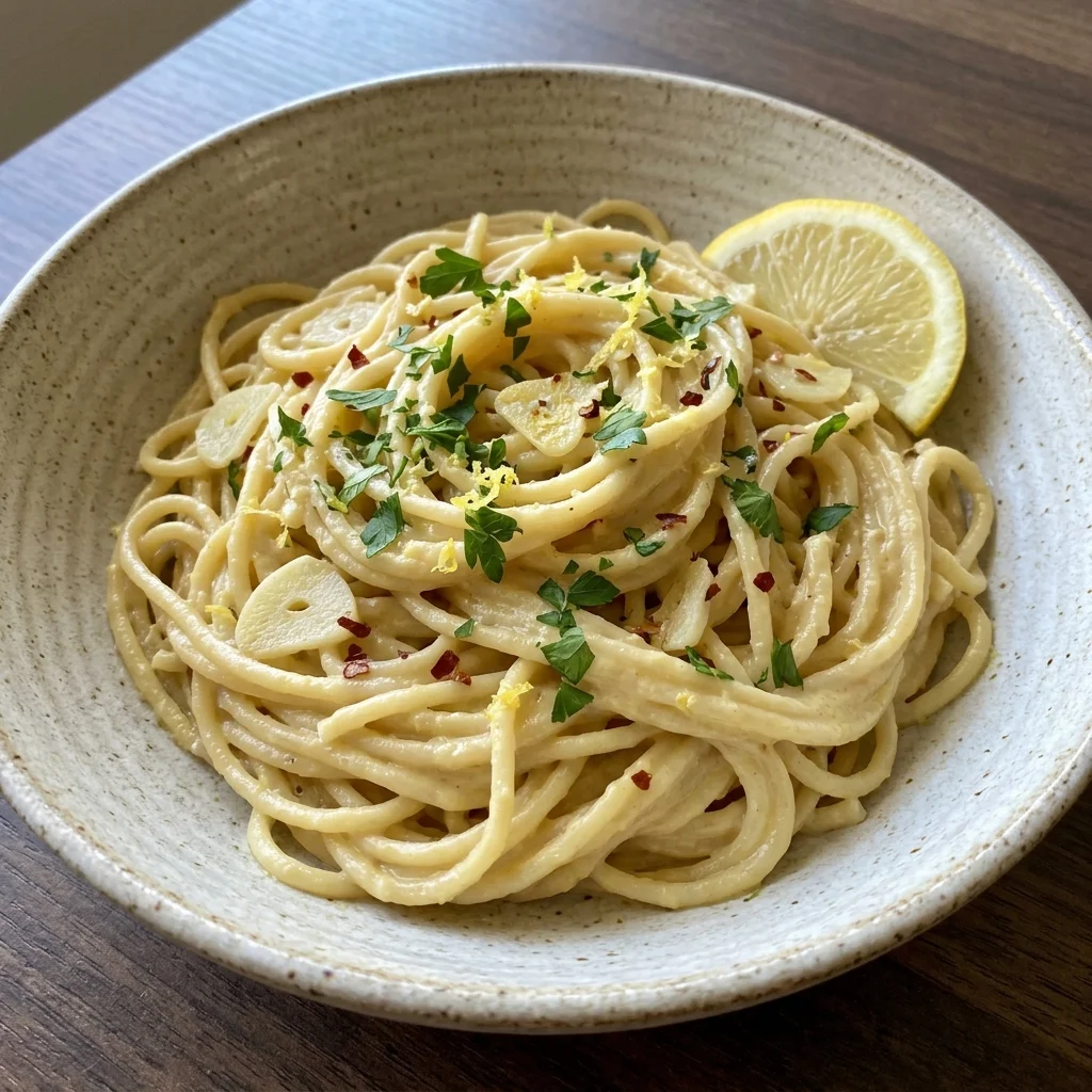 Vegan Creamy Lemon Pasta
