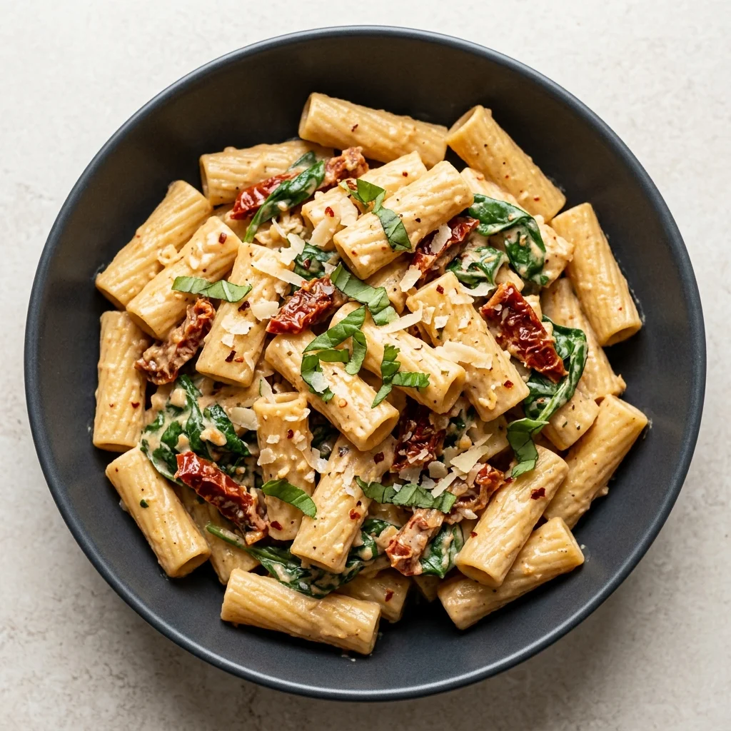 Vegan Creamy Tuscan Pasta
