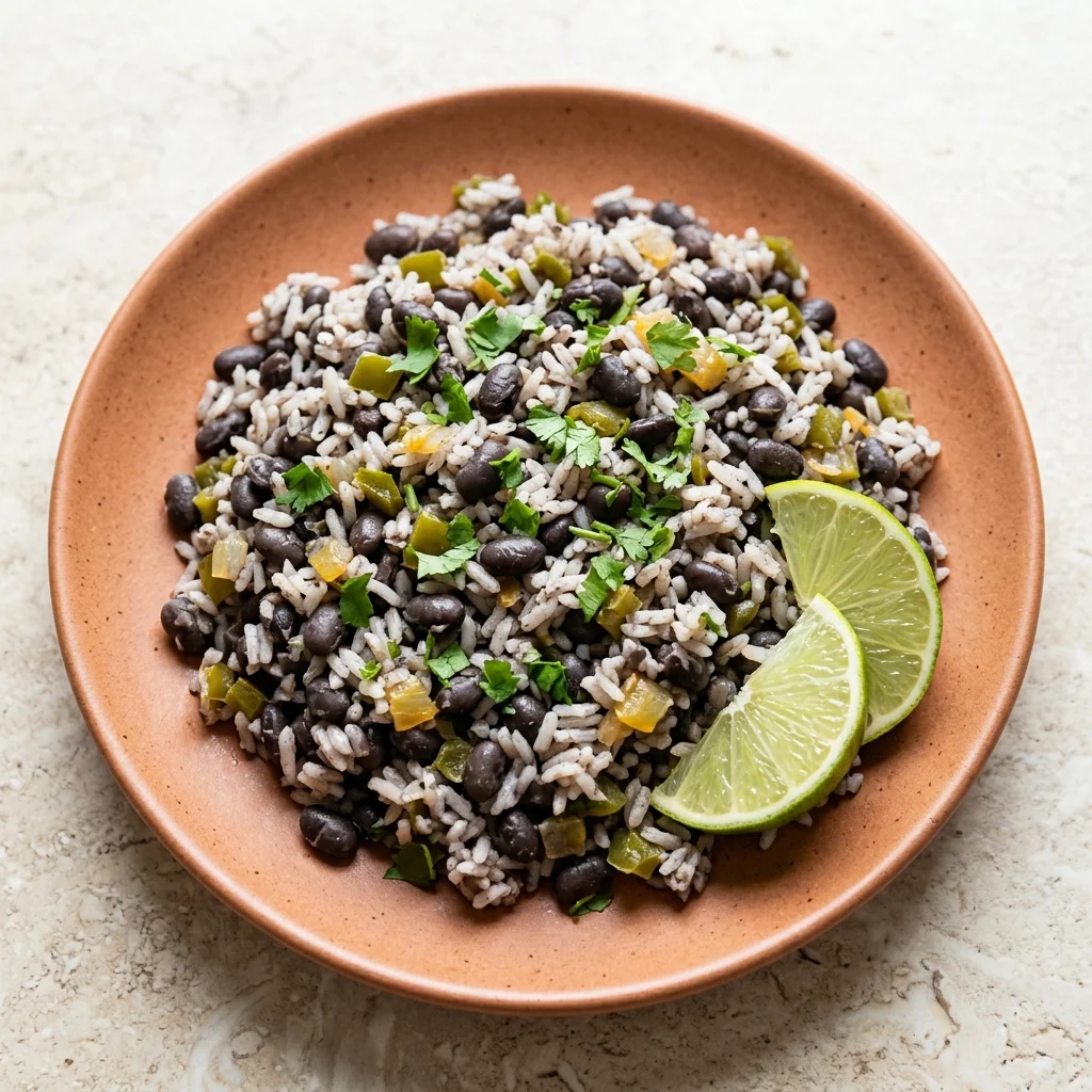 Vegan Cuban Black Beans and Rice