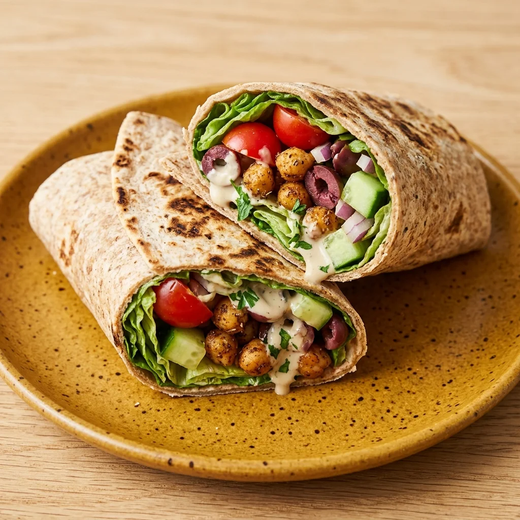 Vegan Greek Wrap
