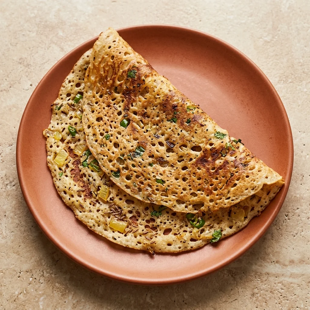 Vegan Onion Rava Dosa