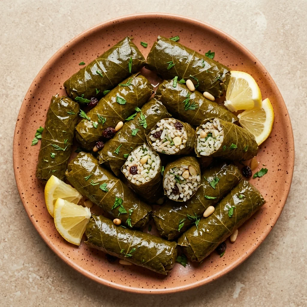 Vegan Stuffed Grape Leaves (Dolmas)