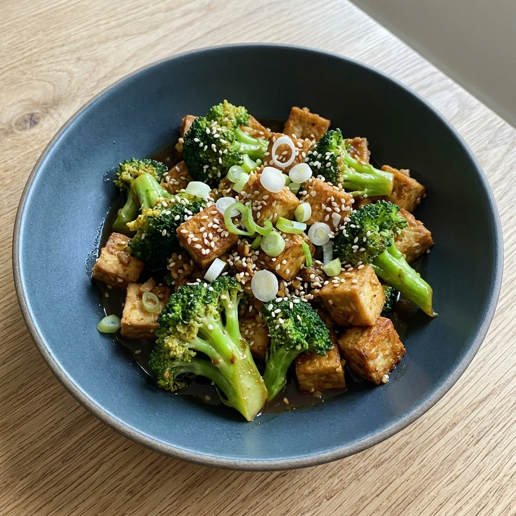 Vegan Tofu and Broccoli Stir Fry