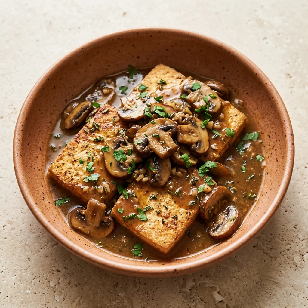 Vegan Tofu Marsala