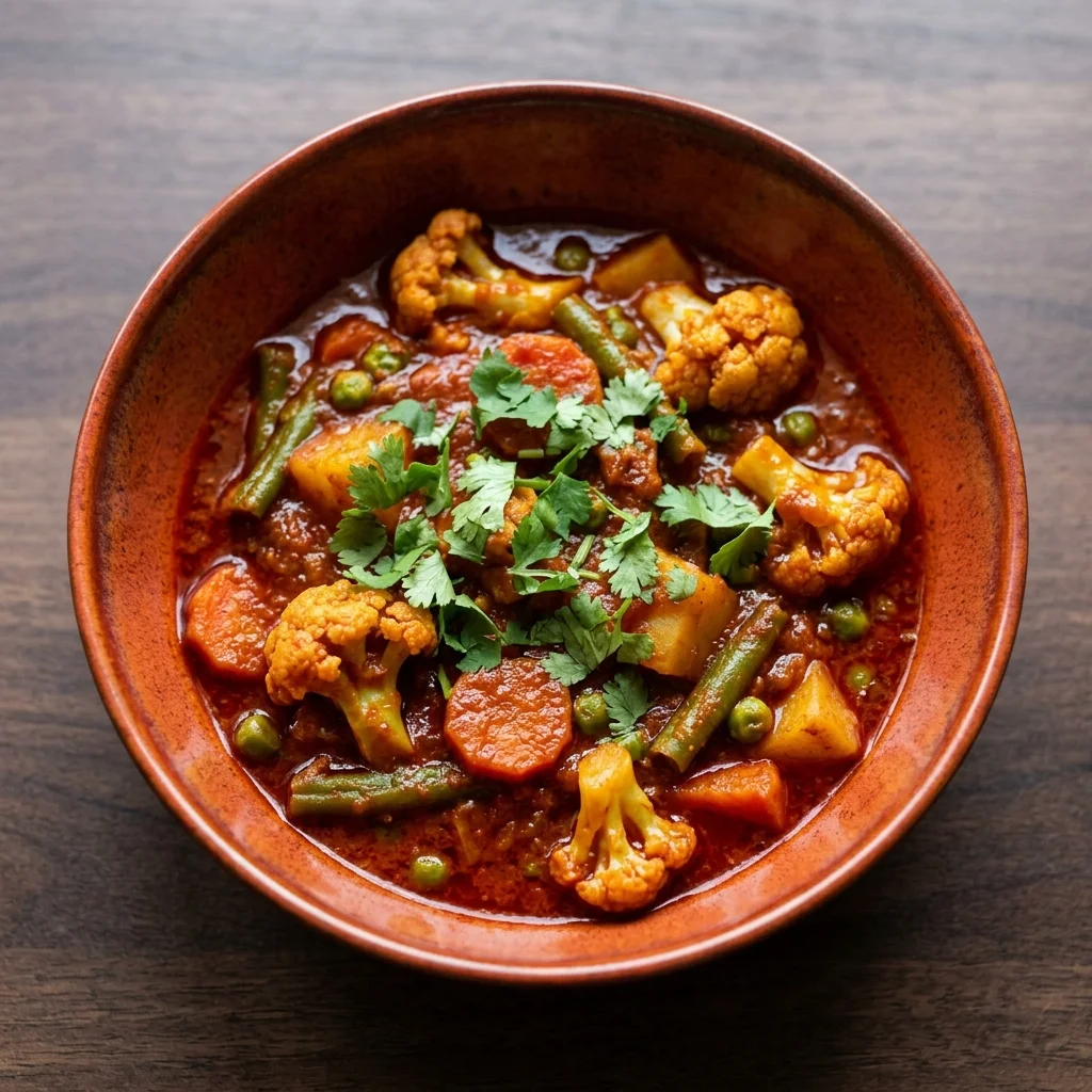 Vegan Vegetable Kolhapuri