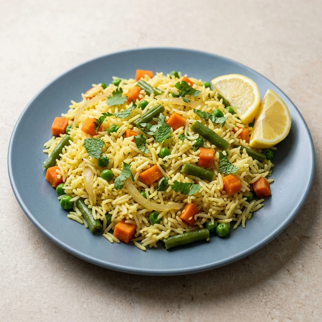 Vegan Vegetable Pulao