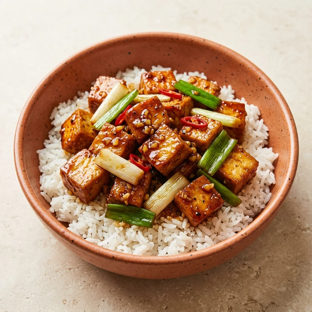 Vegan Vietnamese Caramelized Tofu