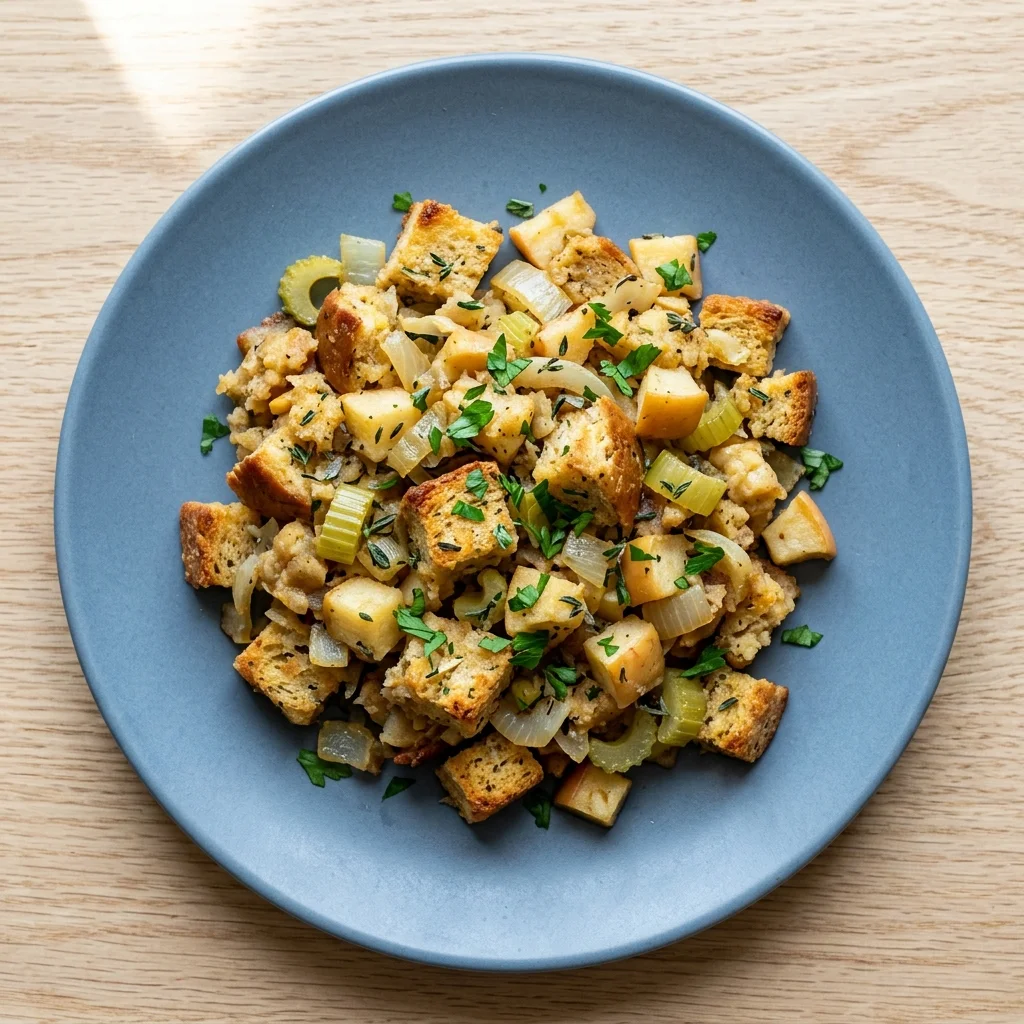 Vegan Apple Sage Stuffing