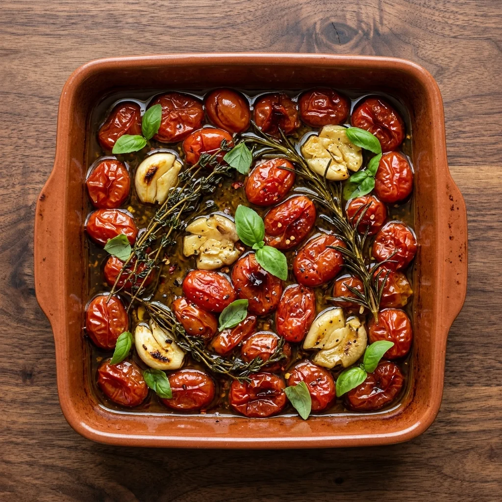Vegan Confit Tomatoes