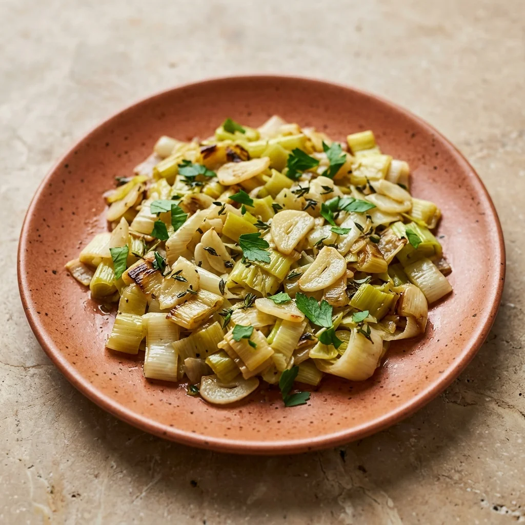 Vegan Sautéed Leeks