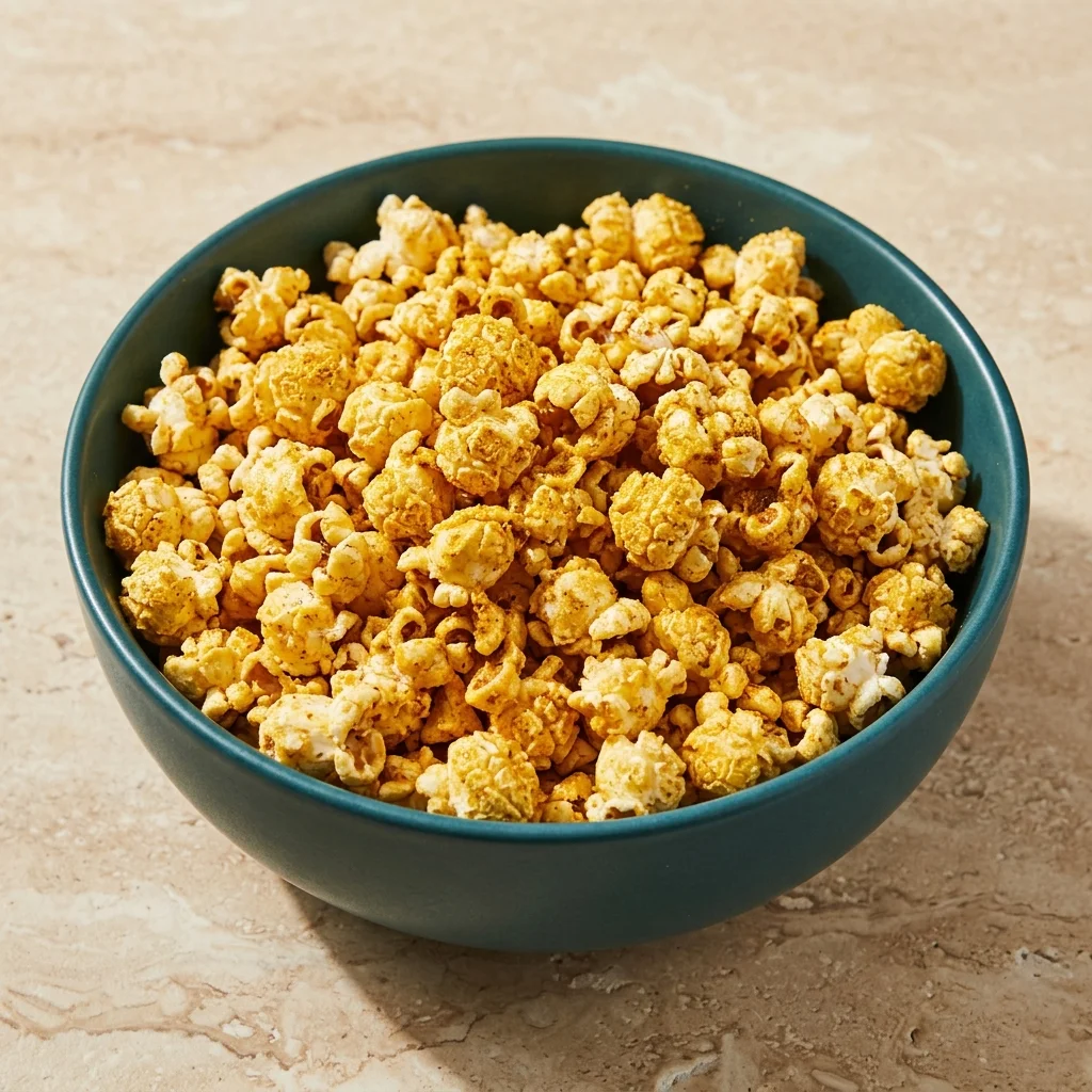 Vegan Nutritional Yeast Popcorn