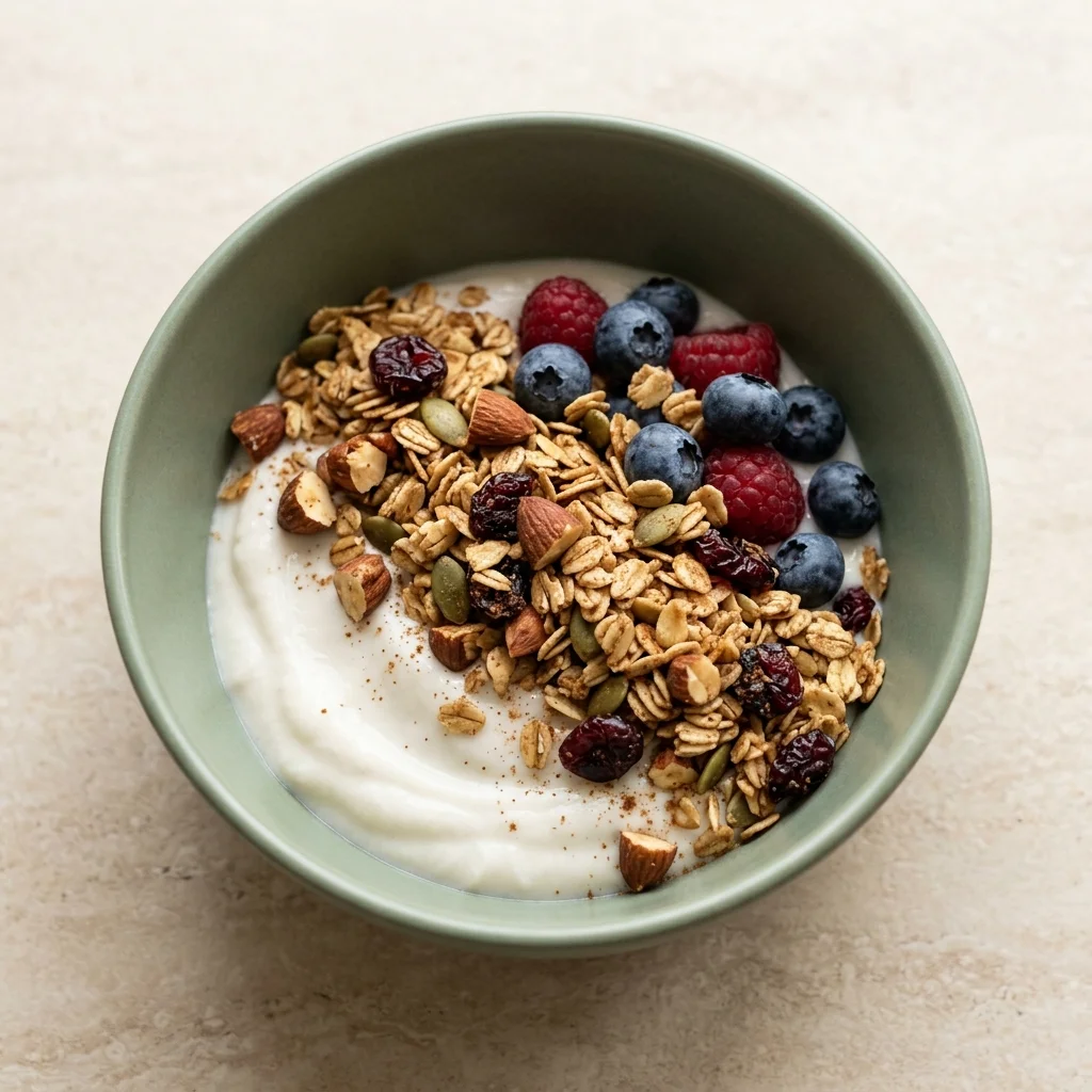 Vegan Coconut Yogurt with Granola