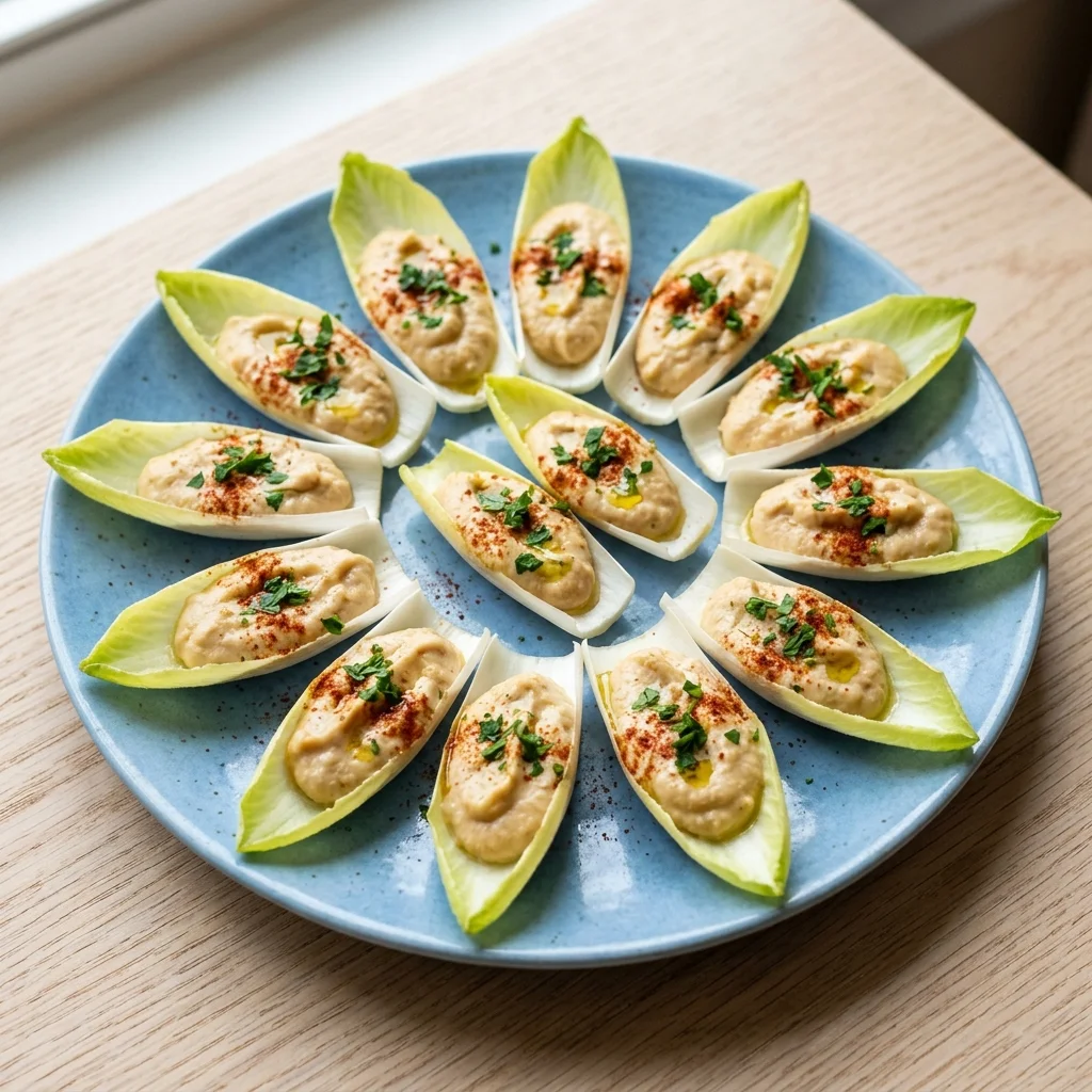 Vegan Roasted Garlic White Bean Dip Snack Cups with Smoked Paprika