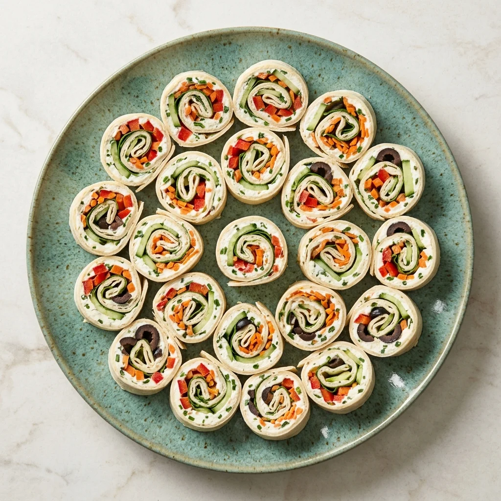 Vegan Tortilla Pinwheels
