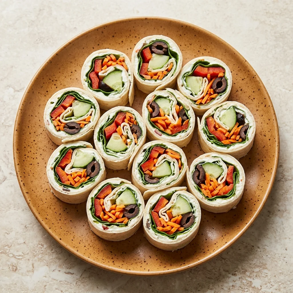 Vegan Veggie Pinwheels