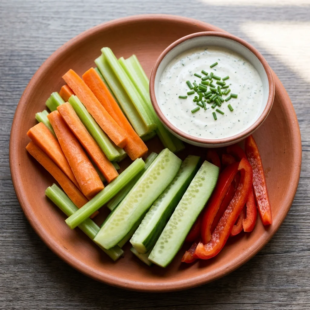 Vegan Veggie Sticks with Ranch