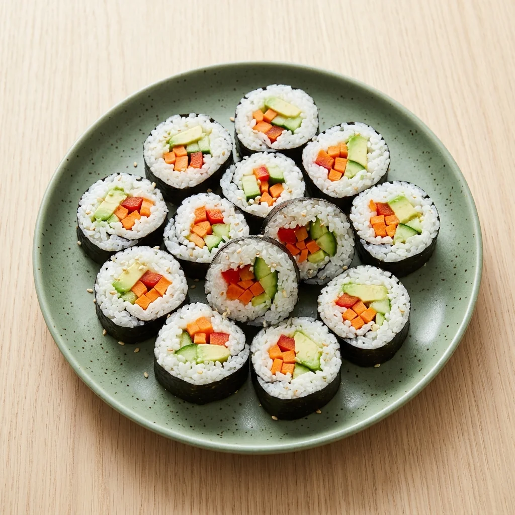Vegan Veggie Sushi Rolls
